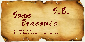 Ivan Bracović vizit kartica
